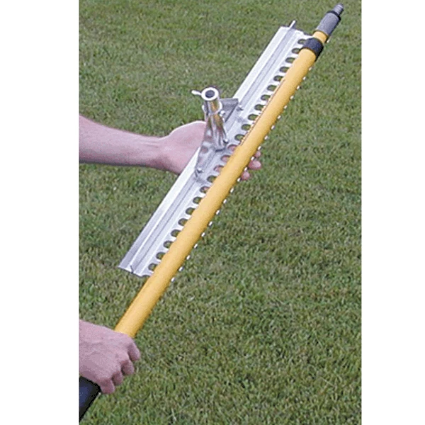 White Line Marker Telescoping Handle Field Rake 1 White Line Marker Telescoping Handle Field Rake