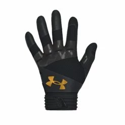 Rawlings Under Armour Motive Fastpitch Batting Gloves - Black