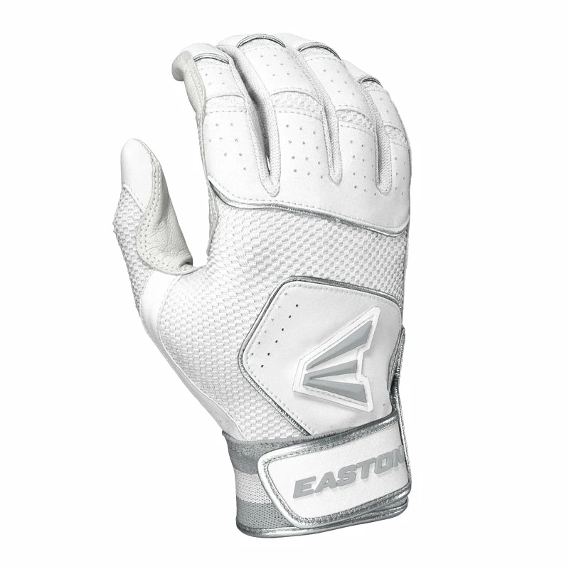 Easton Walk-Off NX Batting Gloves - White 1 Easton Walk-Off NX Batting Gloves - White